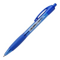 Ballpoint Medium Blue Retractable Pens with Grip